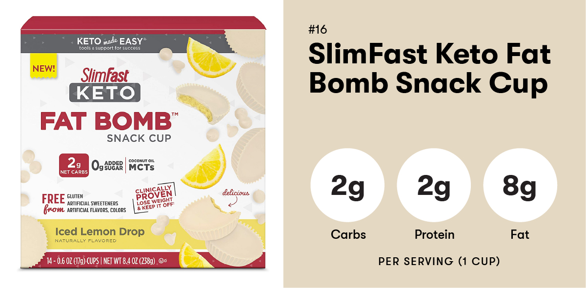SlimFast Keto Fat Bomb Snack Cup