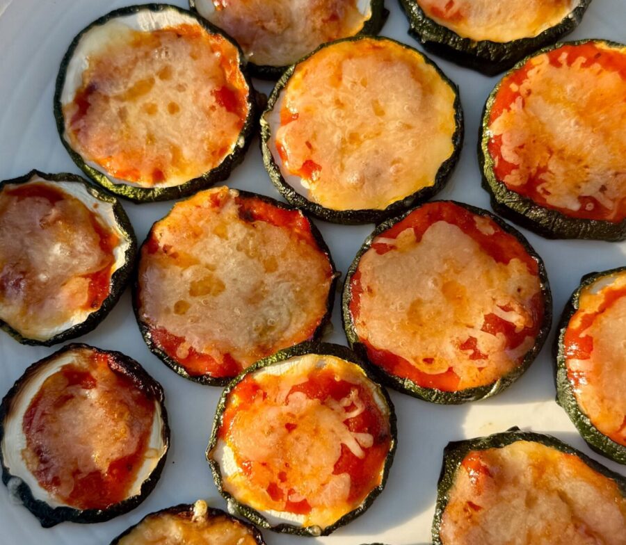 zucchini pizza bites