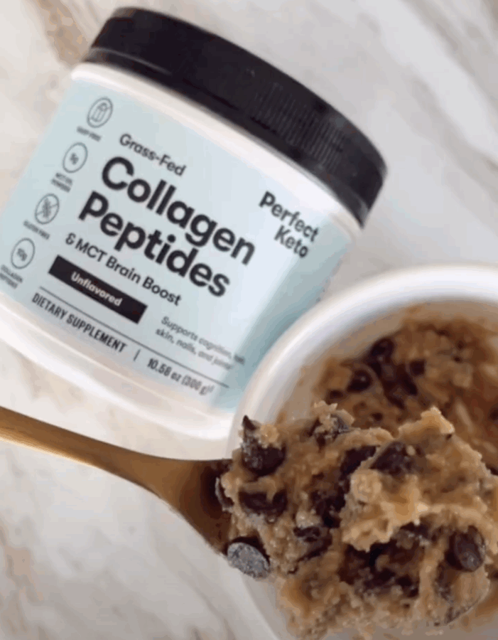 keto collagen cookie dough